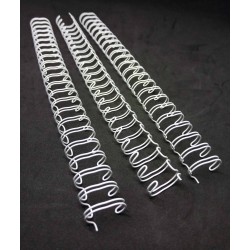 WIRE BINDING MATERIAL 15.9MM WHITE/100PCS